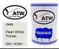 Preview: Jeep, Pearl White Tricoat, WH / KWH: 500ml Lackdose, von ATW Autoteile West.